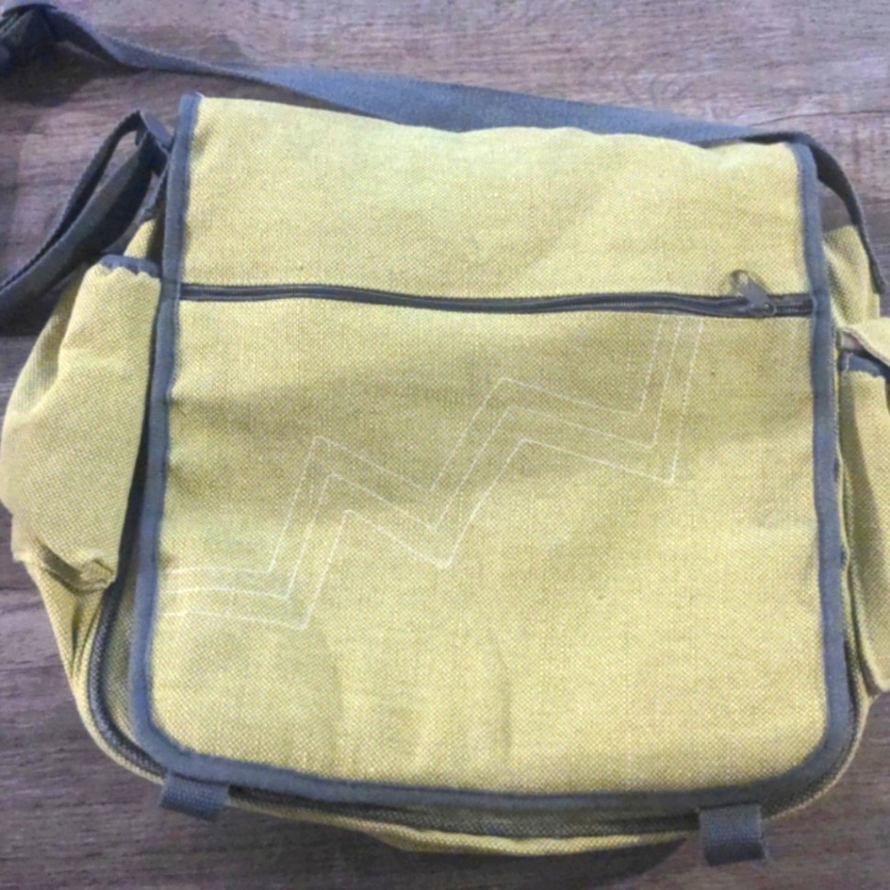 Stylish Olive Green Messenger Bag